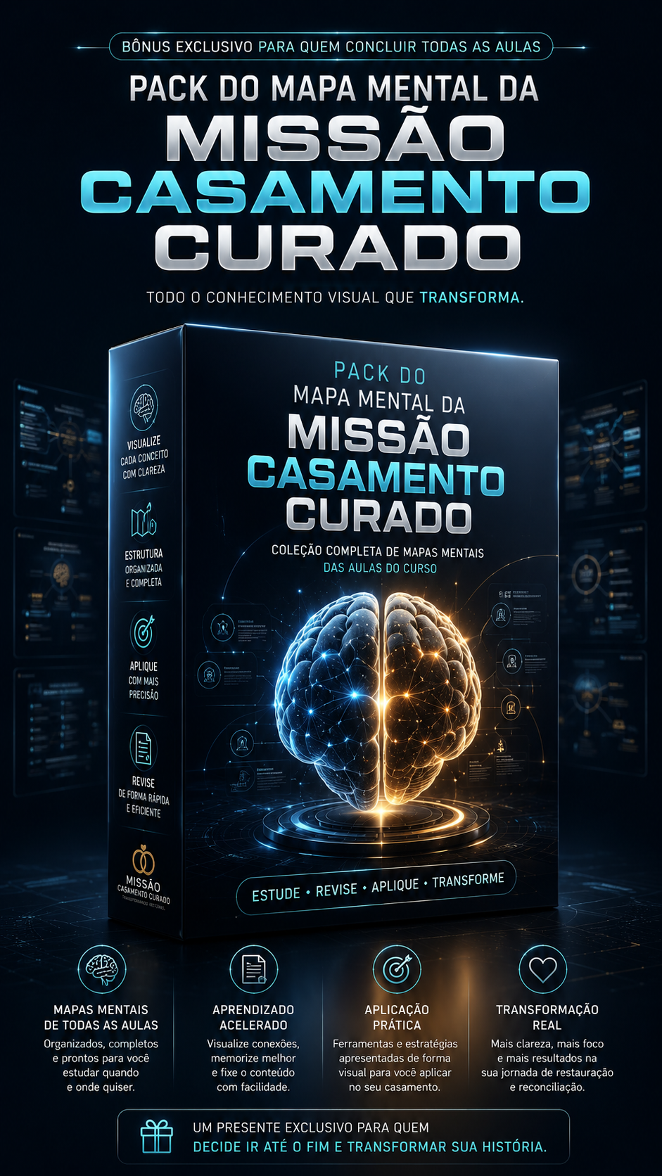 Pack de Infográficos Missão Casamento Curado